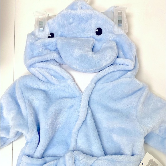 Baby Elephant Hudson Soft Robe - NWT - Picture 2 of 3